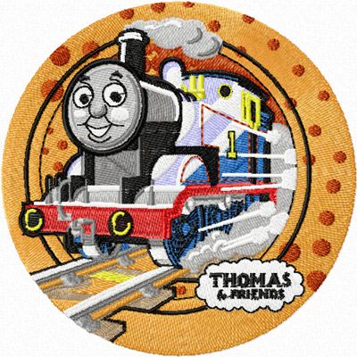 Thomas the Tank Engine machine embroidery design