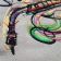 Fragment saxophone embroidery design