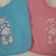 Teddy bear applique embroidered on baby bibs