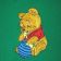 Funny Baby Pooh design embroidered