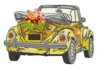 Spring trip embroidery design