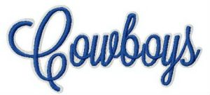 Cowboys wordmark logo