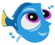 What would Dory do? 2 embroidery design