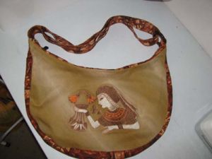 egyptian embroidery design on bag