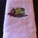 Thomas the Tank Engine design embroidered on towel
