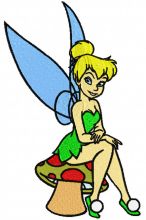 Tinkerbell 9  embroidery design