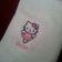 Embroidered Hello Kitty Ballerina design on towel