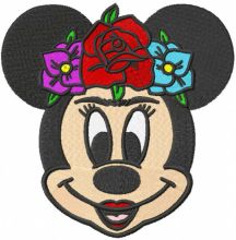 Minnie frida embroidery design