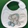Embroidered baby bib for newborn