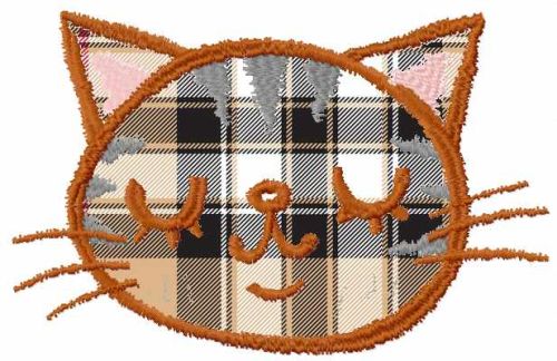 Kitty applique free embroidery design