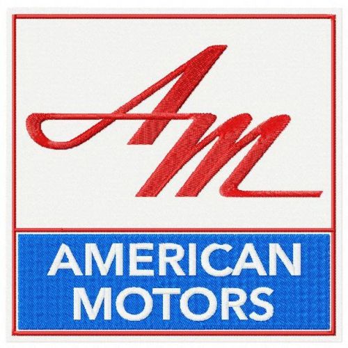 American Motors machine embroidery design