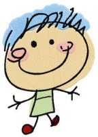 Baby boy embroidery design