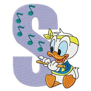 Duck S Song machine embroidery design