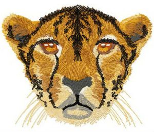 Cheetah 2 embroidery design
