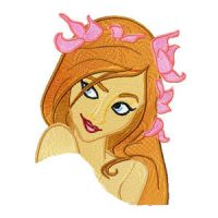 Enchanted small size embroidery design