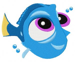 What would Dory do? 2 embroidery design
