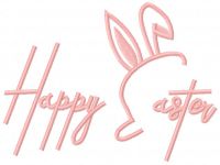 Easter Bunny Ears free embroidery design