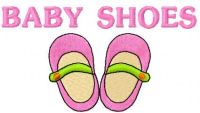 Baby shoes free embroidery design