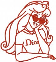 Dior Aurora embroidery design