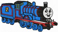 Thomas the Tank Engine 3  embroidery design