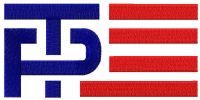 Trump Pence logo embroidery design