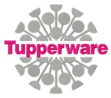 Tupperware logo embroidery design
