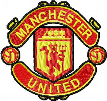 Manchester logo machine embroidery design