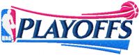 NBA Playoffs Alternate Logo embroidery design