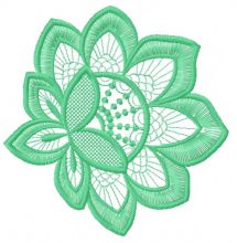 Lace flower 10 embroidery design