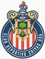 Club Deportivo Chivas USA logo embroidery design