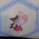 Baby Piglet with toy design on bag embroidered