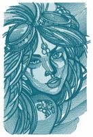 Luck embroidery design