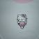 Embroidered Hello kitty ballerina design on shirt