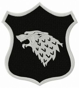 Stark shield from Game of Thrones