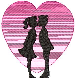 Together free embroidery design 2