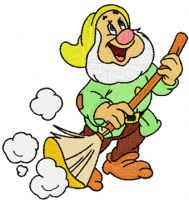 Sneezy  embroidery design