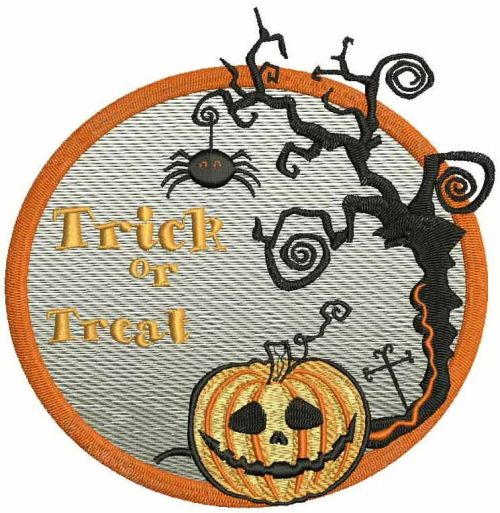 Halloween bookmark4 embroidery design