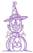 Witchy Whoo's embroidery design