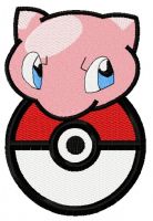 Mew 2 embroidery design