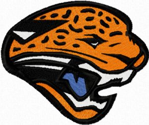 Jacksonville Jaguars logo 2 embroidery design