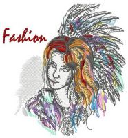 Indian fashion embroidery design