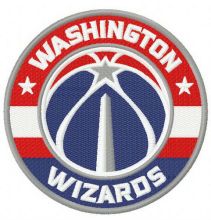 Washington Wizards logo 3 embroidery design