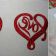 love sign embroidery design