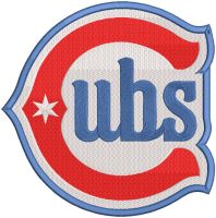 Chicago Cubs Jersey Logo embroidery design