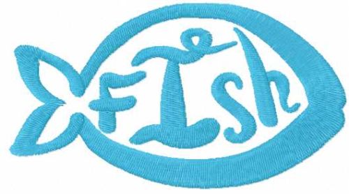 Blue wal free embroidery design