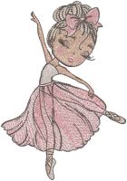 Dance inspiration embroidery design