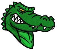 Crocodile 3 embroidery design
