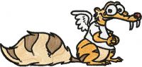 Scrat Angel embroidery design