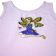 Modern fairy embroidered on shirt