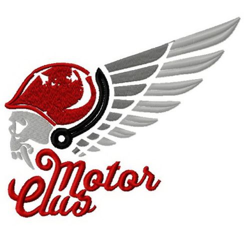 Motor club 3 machine embroidery design